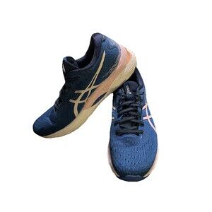 Asics Gel Nimbus 24 Womens 10.5  French Blue Rose Road Athletic Shoe RunningEUC